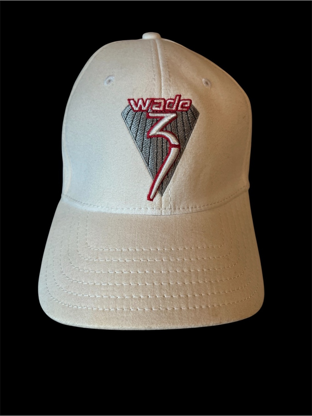 Converse Wade 3 Shield Cap White A-Flex Stretch Hat L/XL NWT Dwyane Wade